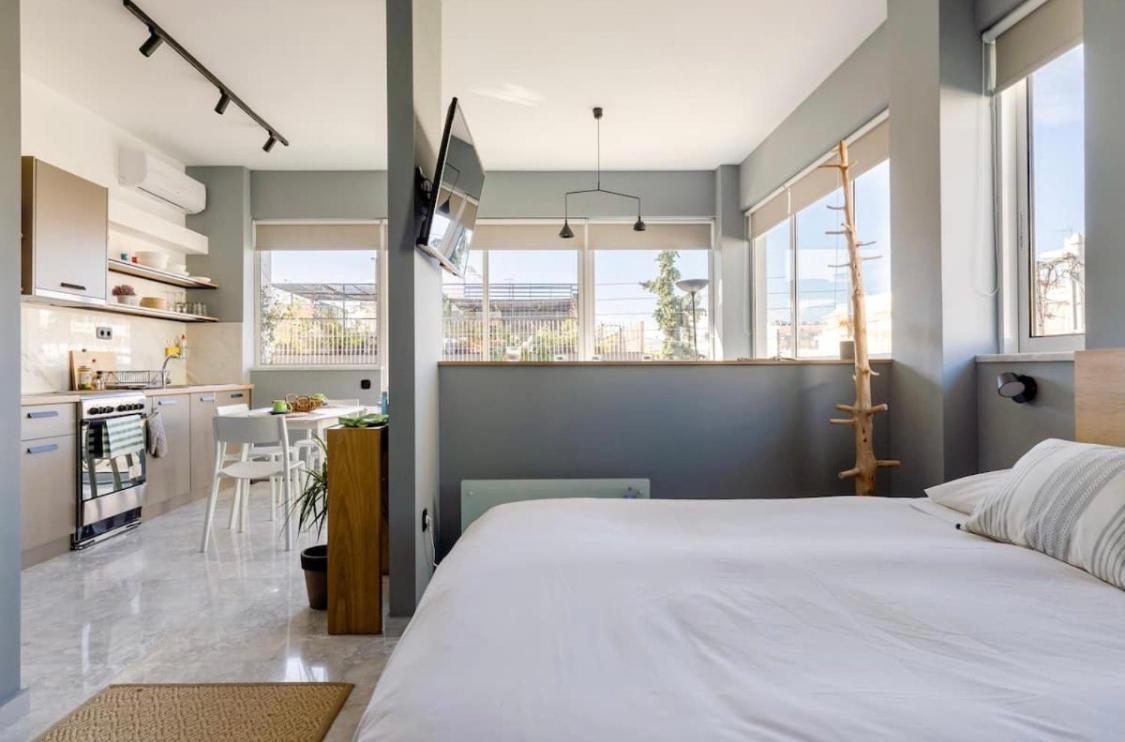 Апартаменты Loft With Private Parking Афины Экстерьер фото